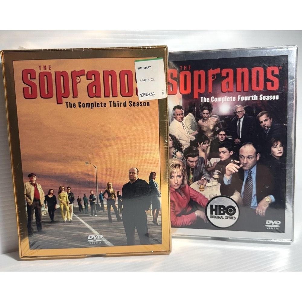 SEALED Sopranos Seasons 3 & 4 DVDs BRAND NEW